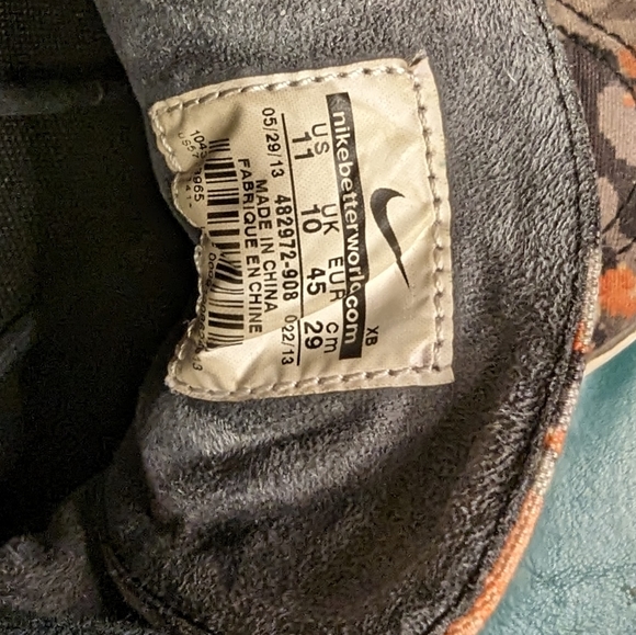 Nike SB Stefan Janoski Zoom Digi Floral Orange size 11 - Picture 6 of 10